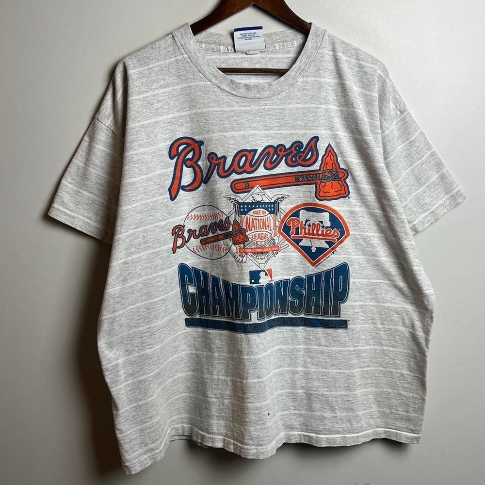 90s Atlanta Braves vs Philadelphia Phillies MLB Championship Tee